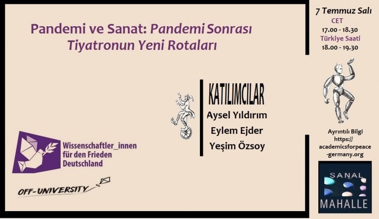 Read more about the article Sanat ve Pandemi: Pandemi Sonrası Tiyatronun Yeni Rotaları