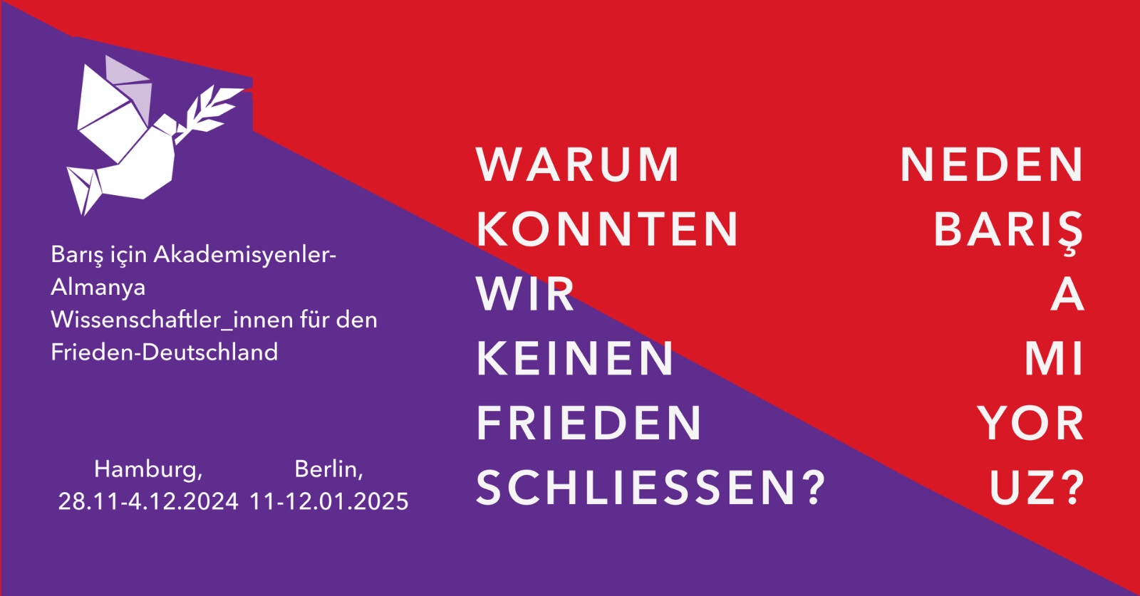 You are currently viewing DAVET: Neden Barışamıyoruz? / Why (can we) not make Peace?